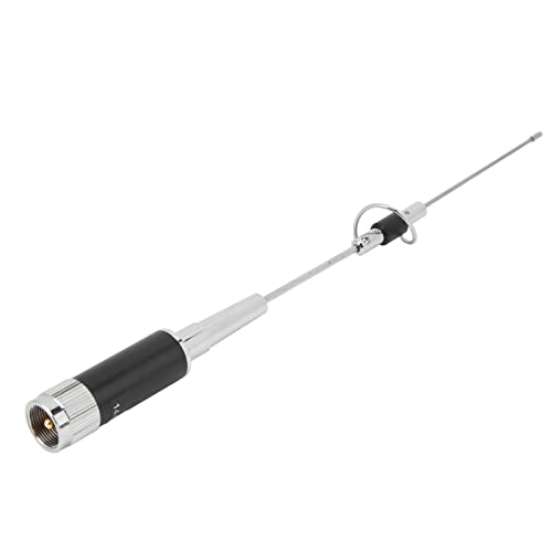 Aramox Mobilfunk Amateurfunk, Autoradio-Antenne High-Gain-Stecker 136-174 400-470 MHz Mobile Transceiver-Antenne für Amateurbänder 2 M und 70 Cm von Aramox