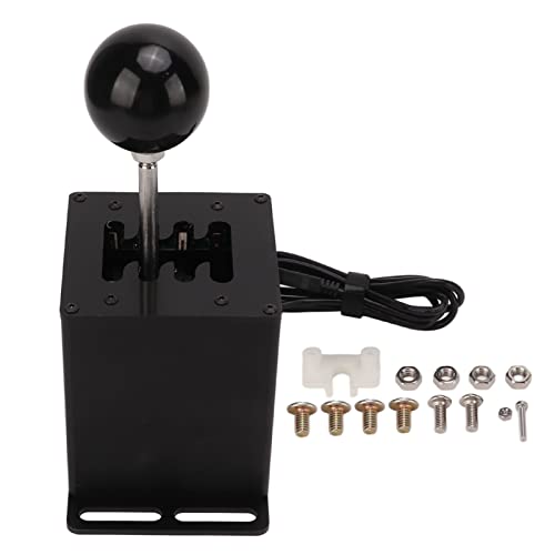 Aramox Racing Game Gear Shifter Fit für G29 G27 GT Racin, 8-Gang-PC-USB-Simulationsspiel H Gear Shifter Micro Switch Sensor von Aramox