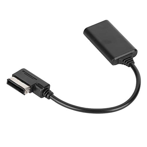 Bluetooth Audiokabel 5 bis 12V, Bluetooth 5.0 AUX Musikschnittstellenadapter Audiokabel Passend für AMI MMI MDI Kfz, Schwarz von Aramox