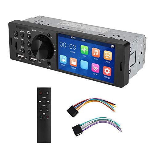 Auto MP5 Player Video Empfänger Bluetooth Musik Player, 4 Zoll Auto Bluetooth MP5 HD Touchscreen Stereo FM Radio Musik Player 12V von Aramox