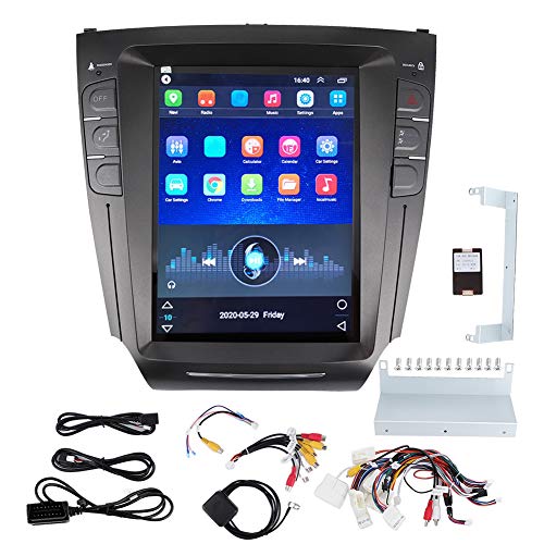 Auto Player, 10,4-Zoll-Autoradio-Stereo-GPS-Navigationssystem für Android Full Touch Navigation Schwarz für IS200 IS250 IS300 IS350 2005-2012 von Aramox