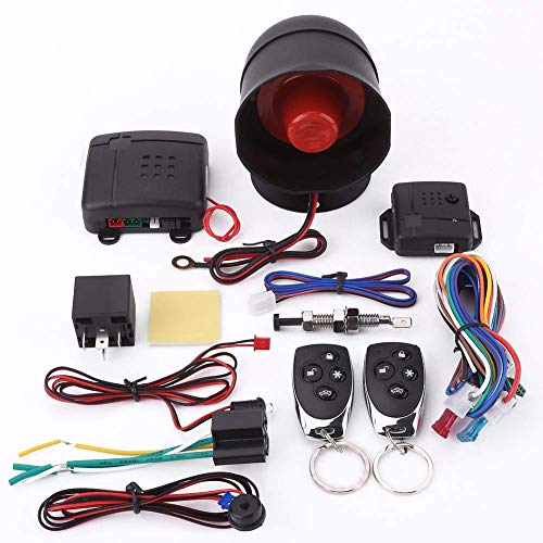 Auto Sicherheitssystem, universelles Auto Alarm Sicherheit Schutz System Keyless Entry mit 2 Fernbedienungen Sirene Auto Sicherheitssystem, universelles Auto Alarm Sicherheit Schutz System Keyless Entry mit 2 Fernbedienungen Sirene von Aramox