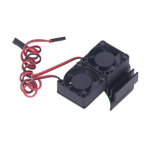 DC 5V RC Kühlkörper -Lüftermotor für Slash 4x4 VXL - Schnelle Wärmeabteilung für 1/10 RC -Auto (Rot) (BLUE) (PURPLE) (SILVER) (BLACK) von Aramox