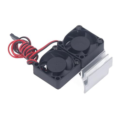 DC 5V RC Kühlkörper -Lüftermotor für Slash 4x4 VXL - Schnelle Wärmeabteilung für 1/10 RC -Auto (Rot) (BLUE) (PURPLE) (SILVER) von Aramox