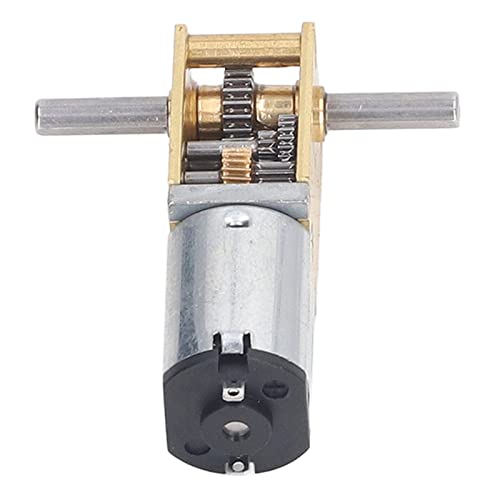 DC -Getriebe Motor mit Niedrigem Geräusch Doppelwelle 60 U/Min Getriebemotor für Roboter, Zinklegierung Messing DC12V -Geschwindigkeitsreduzierungsmotor für Intelligente Automobile DC -Getriebe Motor mit Niedrigem Geräusch Doppelwelle 60 U/Min Getriebemotor für Roboter, Zinklegierung Messing DC12V -Geschwindigkeitsreduzierungsmotor für Intelligente Automobile von Aramox