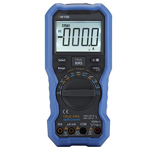 Digital Multimeter, Tragbare Bluetooth Messgeräte Digitales Voltmeter Amperemeter Ohmmeter mit NCV, Diode und Durchgangstest HZ, Hintergrundbeleuchtung LCD Elektrische Automatisch Prüfvorrichtung für von Aramox