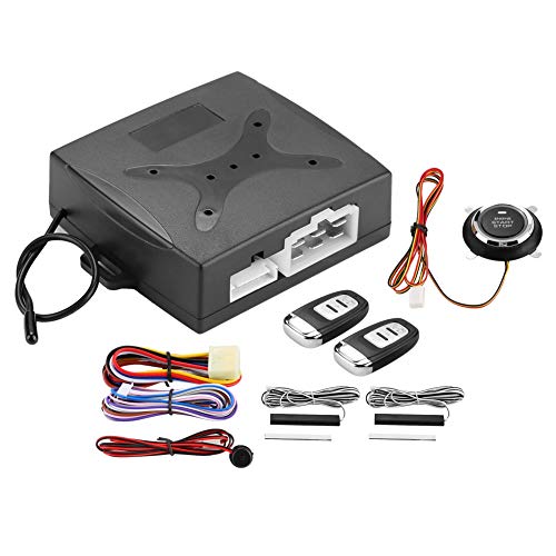 Ferngesteuerter Autostarter Keyless Entry, Universal-Autoalarmsystem Motorzündung Druckknopf Fernstarter von Aramox