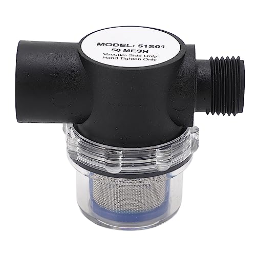 Inline-Filter mit 1/2-Zoll-14-Innengewinde, 50-Mesh-Sieb, Kunststoffkonstruktion, Wassersieb Inline-Filter mit 1/2-Zoll-14-Innengewinde, 50-Mesh-Sieb, Kunststoffkonstruktion, Wassersieb von Aramox