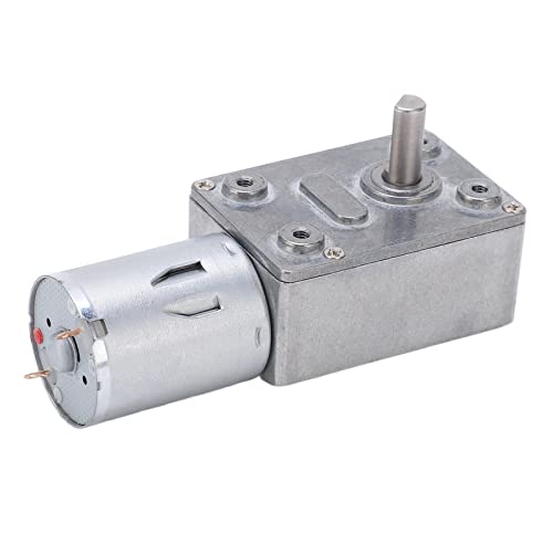 Keine Selbstverriegelung, Stabile Leistung, 12 -V -Wurmgetriebemotor 20 U/min, Kompakt (20RPM) von Aramox