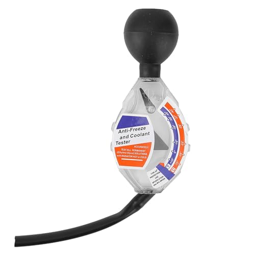 Kfz Frostschutzprüfer Profi, Auto Kühlmittel frostschutz Tester messer auto Frostschutzprüfgerät Hochpräzise Messuhr Frostschutz Kühlmitteltester Autobatterie Flüssigkeitsdensitometer 6/12/24V von Aramox