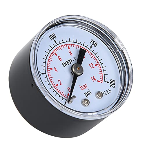 Leckstock -Rückverbindung 18inch BSPT Transparentes Zifferblattabdeckung und Klare Numerische Messwerte Metall Außenhülle für Bessere der Inneren Komponenten mit Elektromechanischer (0-200psi, Leckstock -Rückverbindung 18inch BSPT Transparentes Zifferblattabdeckung und Klare Numerische Messwerte Metall Außenhülle für Bessere der Inneren Komponenten mit Elektromechanischer (0-200psi, von Aramox