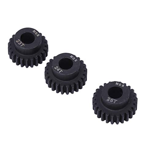 Metallstruktur, 17T-28T-Ritzelgetriebe Inneres Loch für 1/10 1/8 RC-Auto, Premium-Material (23~25T) von Aramox