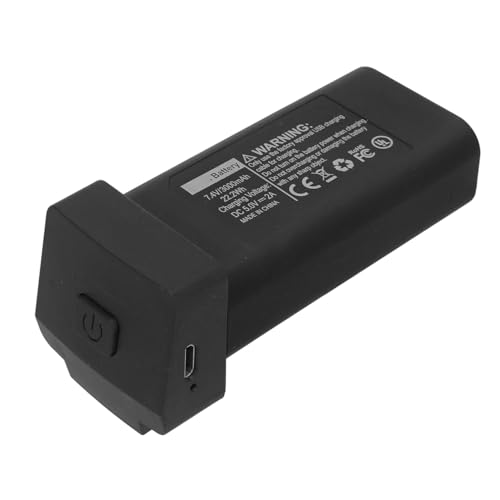 RC -Drohne Lithium -Batterie 7,4 V 3000mAh Drone Batterie Wiederaufladbare Ersatzbatterie für LyzRC L800 Pro2 (Black) von Aramox