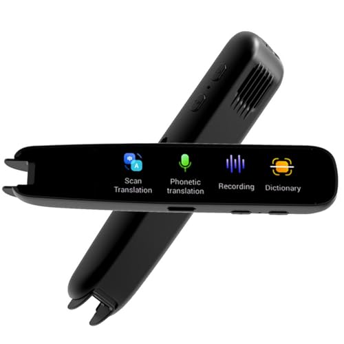 Scan Reader Pen Umfangreiche Wörter Datenbank Hoher Genauigkeit Übersetzer Stift für Sprachlernen, Geeignet für Schüler, ABS -Material von Aramox