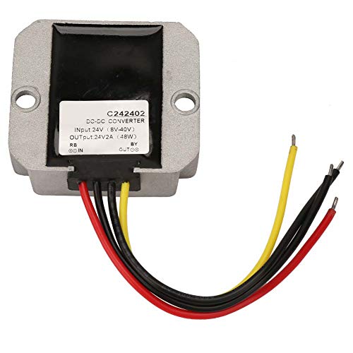 Spannungsregler, 8-40V bis 24V Aufwärtswandler Boost Spannungsregler Modul IP68 Wasserdicht(2A) von Aramox