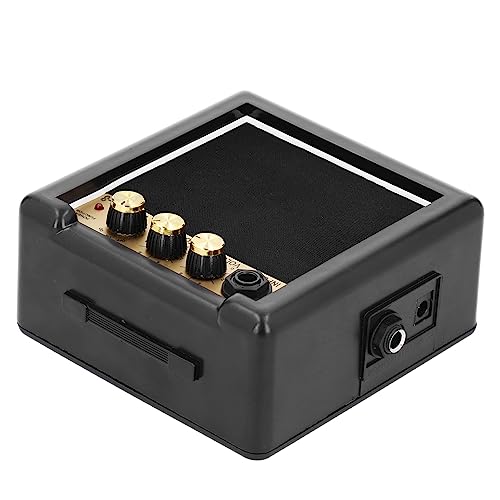 Tragbarer Gitarrenverstärker, 3W -Mini -Lautsprecher mit Lautstärke und Tonregelung, Hochwertiges Metall- und Kunststoffmaterial, Klarer Soundeffekt, Tragbares Kompaktes Design, Geeignet für Tragbarer Gitarrenverstärker, 3W -Mini -Lautsprecher mit Lautstärke und Tonregelung, Hochwertiges Metall- und Kunststoffmaterial, Klarer Soundeffekt, Tragbares Kompaktes Design, Geeignet für von Aramox