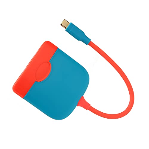 Vielseitige 3-in-1-Schnittstelle, USB 3.0-Hub-Dock mit 4K, PD Schnelles Laden für -Spiele, Komfort für die Heimat und Reiseanwendung Vielseitige 3-in-1-Schnittstelle, USB 3.0-Hub-Dock mit 4K, PD Schnelles Laden für -Spiele, Komfort für die Heimat und Reiseanwendung von Aramox