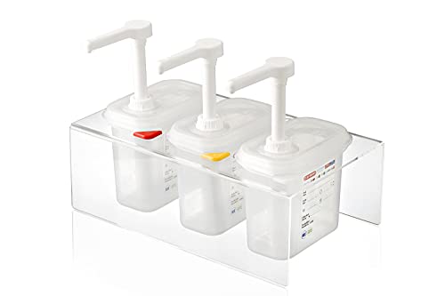 Araven 962.155 PP Saucen Spender, 19.5cm Höhe, 38cm Breite, 22.5cm Länge, 1.5L, 3 Stück Araven 962.155 PP Saucen Spender, 19.5cm Höhe, 38cm Breite, 22.5cm Länge, 1.5L, 3 Stück von Araven