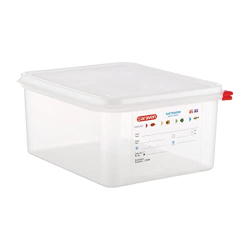 Araven Food Containers - GN 1/2 10Ltr with Lids (Pack 4) von Araven