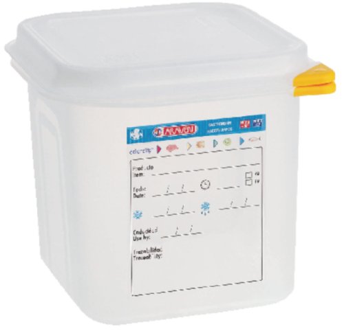 Araven Food Containers with Lids - GN 1/6 2.6Ltr (Box 4) von Araven