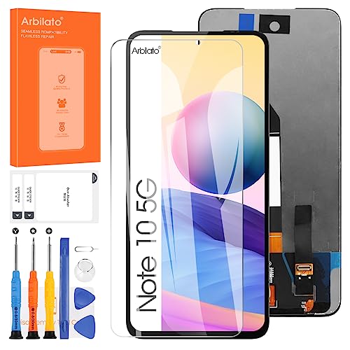 Arbilato Bildschirm für Xiaomi Redmi Note 10 5G LCD – für Redmi Note 10 LCD Display für Xiaomi Redmi Note 10 2021, Touchscreen, Reparaturset, M2103K19G M2103K19C Arbilato Bildschirm für Xiaomi Redmi Note 10 5G LCD – für Redmi Note 10 LCD Display für Xiaomi Redmi Note 10 2021, Touchscreen, Reparaturset, M2103K19G M2103K19C von Arbilato