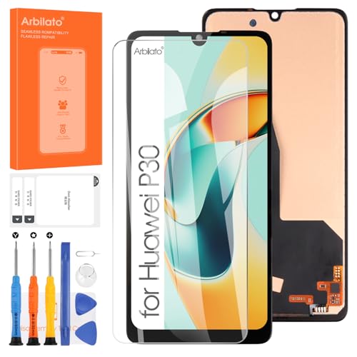 Display für Huawei P30 LCD Bildschirm für Huawei ELE-L09 ELE-L29 Digitazer Touchscreen Ersatz Montage mit Werkzeugen von Arbilato