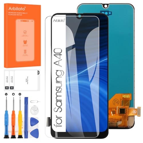 LCD Bildschirm für Samsung Galaxy A40 A405F Display Touchscreen Glas montiert Ersatz mit Reparaturwerkzeugen für SM-A405FN, SM-A405FM, SM-A405S LCD Bildschirm für Samsung Galaxy A40 A405F Display Touchscreen Glas montiert Ersatz mit Reparaturwerkzeugen für SM-A405FN, SM-A405FM, SM-A405S von Arbilato