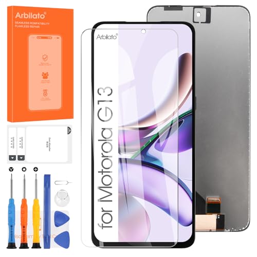 Display für Motorola Moto G13 / G23 - LCD Bildschirm für Moto G13 Display Touchscreen XT2333-1 LCD Display Digitalisierer Pannello Montage Reparaturkits von Arbilato