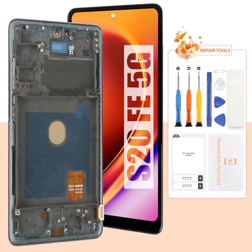 Incell Bildschirm für Samsung Galaxy S20 FE 2022, Ersatzdisplay für Samsung S20 FE 5G, LCD-Bildschirm SM-G781B, SM-G781U, Touch-Display, Digitizer, Montage-Reparaturteile mit Rahmen (keine Incell Bildschirm für Samsung Galaxy S20 FE 2022, Ersatzdisplay für Samsung S20 FE 5G, LCD-Bildschirm SM-G781B, SM-G781U, Touch-Display, Digitizer, Montage-Reparaturteile mit Rahmen (keine von Arbilato