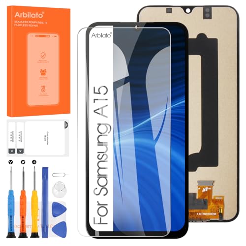 LCD-Display für Samsung Galaxy A15 5G A156, Digitizer LCD, Ersatz-Touchscreen, mit Reparatur-Set von Arbilato