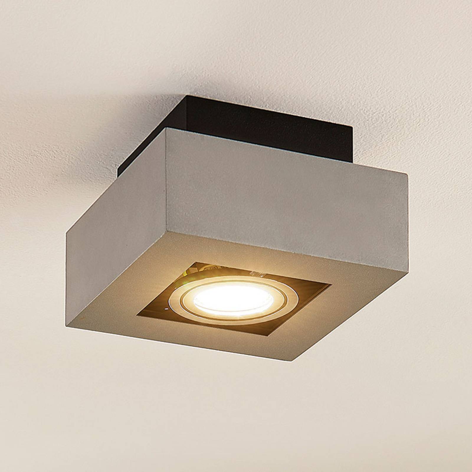 Arcchio Strahler Vince, 14 x 14 cm, silber, Metall, GU10 Arcchio Strahler Vince, 14 x 14 cm, silber, Metall, GU10 von Arcchio