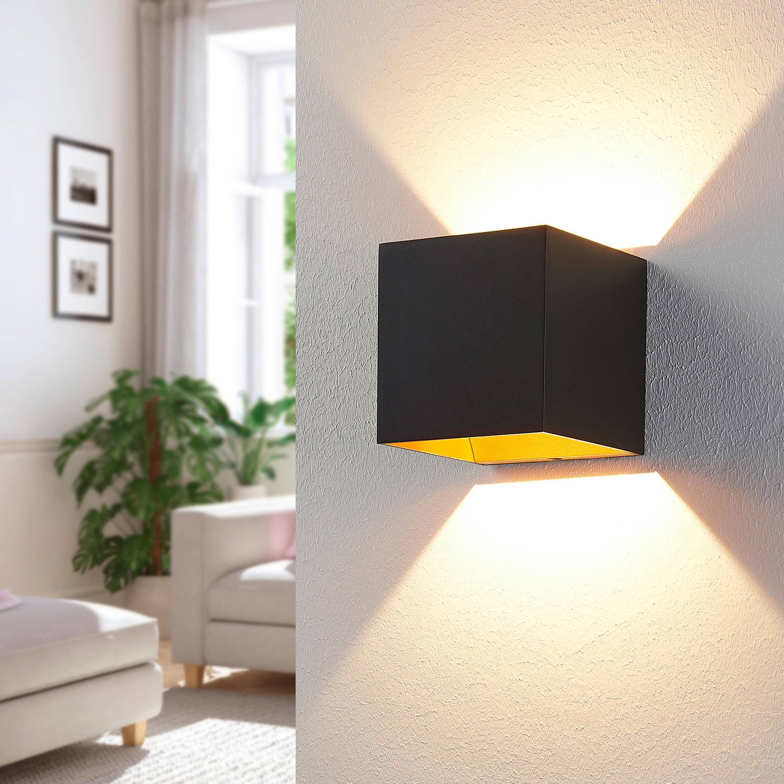 Arcchio Aldrina LED-Wandlampe, schwarz, 2er-Set Arcchio Aldrina LED-Wandlampe, schwarz, 2er-Set von Arcchio