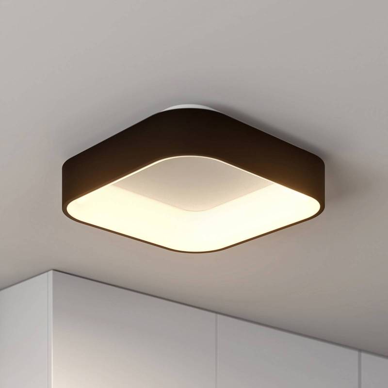 Arcchio LED-Deckenlampe Aleksi, 45 x 45 cm, schwarz, CCT von Arcchio