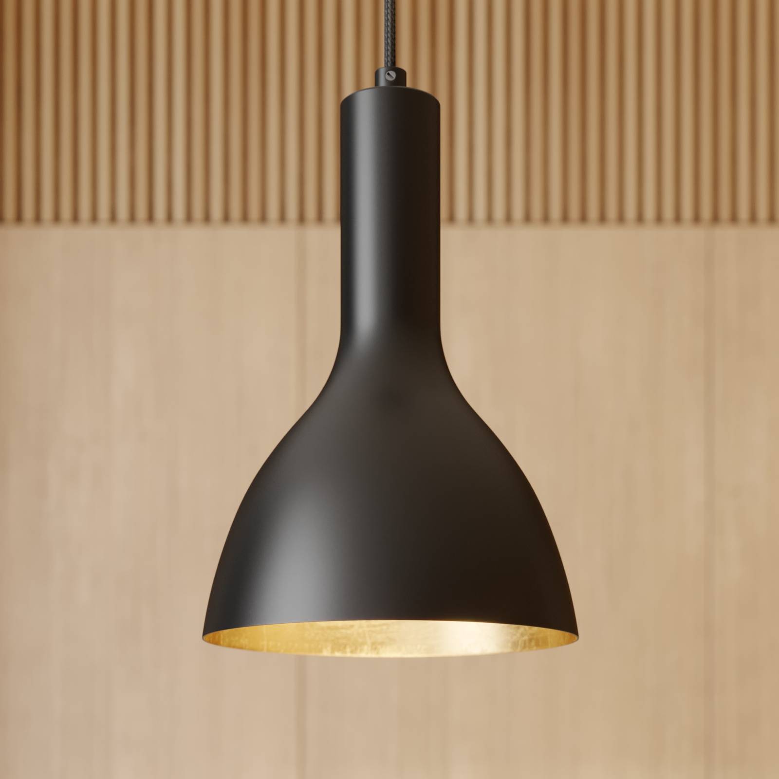 Arcchio Hängelampe Cosmina, 1-flammig, schwarz, Metall Arcchio Hängelampe Cosmina, 1-flammig, schwarz, Metall von Arcchio