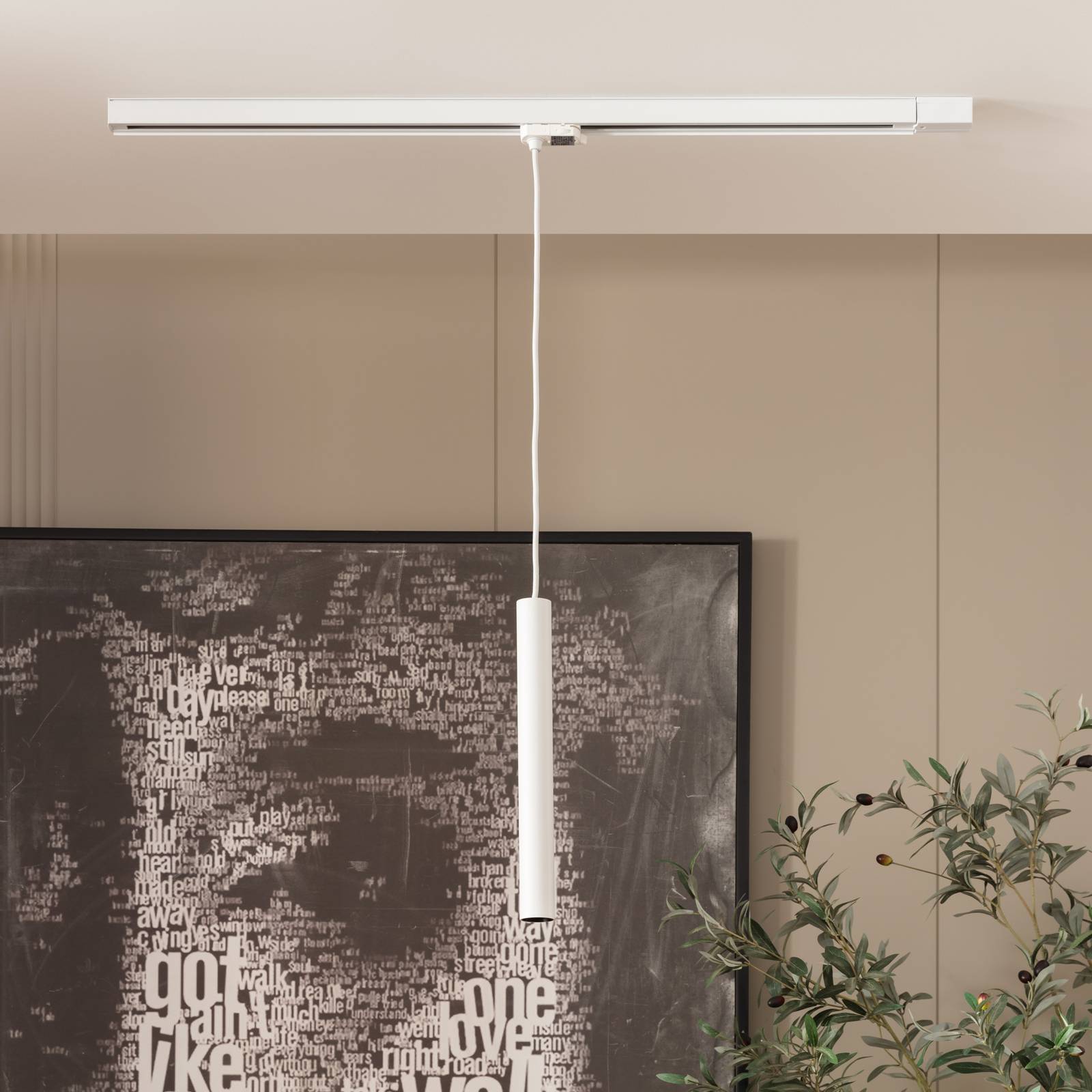 Arcchio Ejona Schienen-LED-Pendel weiß 4/40cm von Arcchio