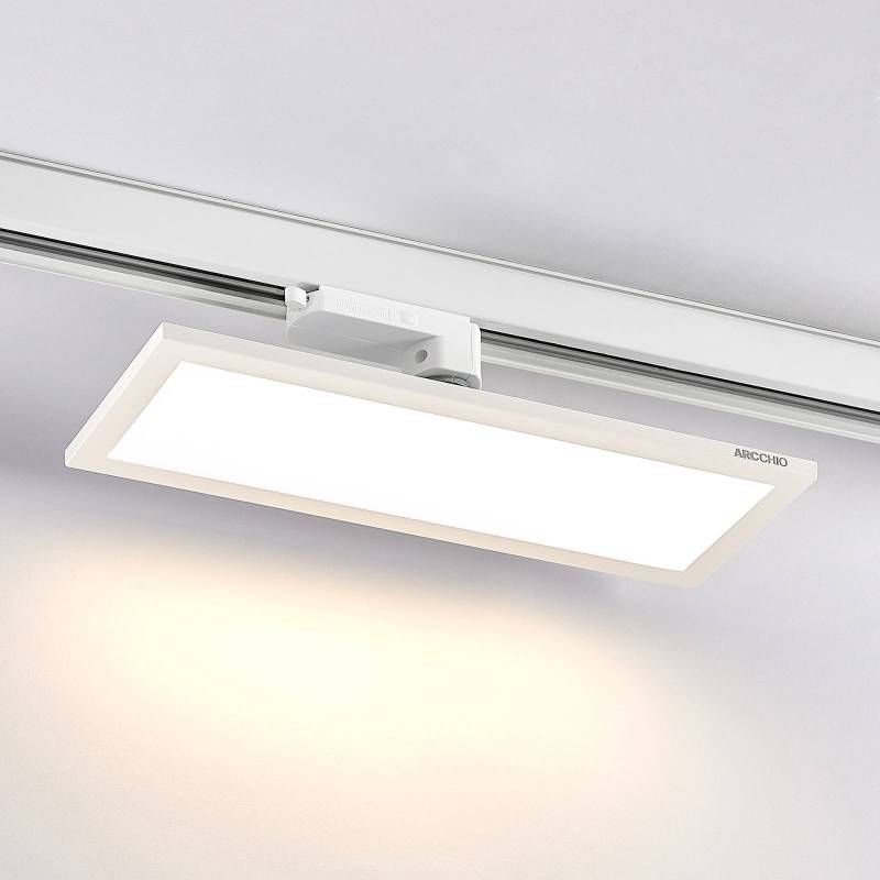 Arcchio LED-Panel Hairis, weiß, 3.000 K, 30 cm, 3-Phasen von Arcchio