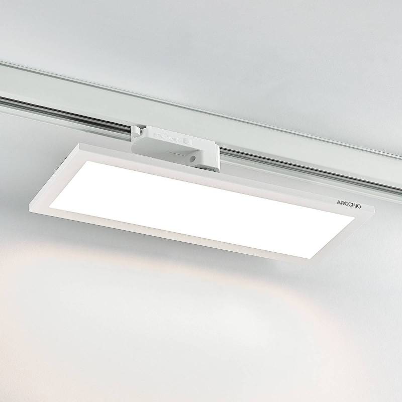 Arcchio LED-Panel Hairis, weiß, 4.000 K, 30 cm, 3-Phasen von Arcchio