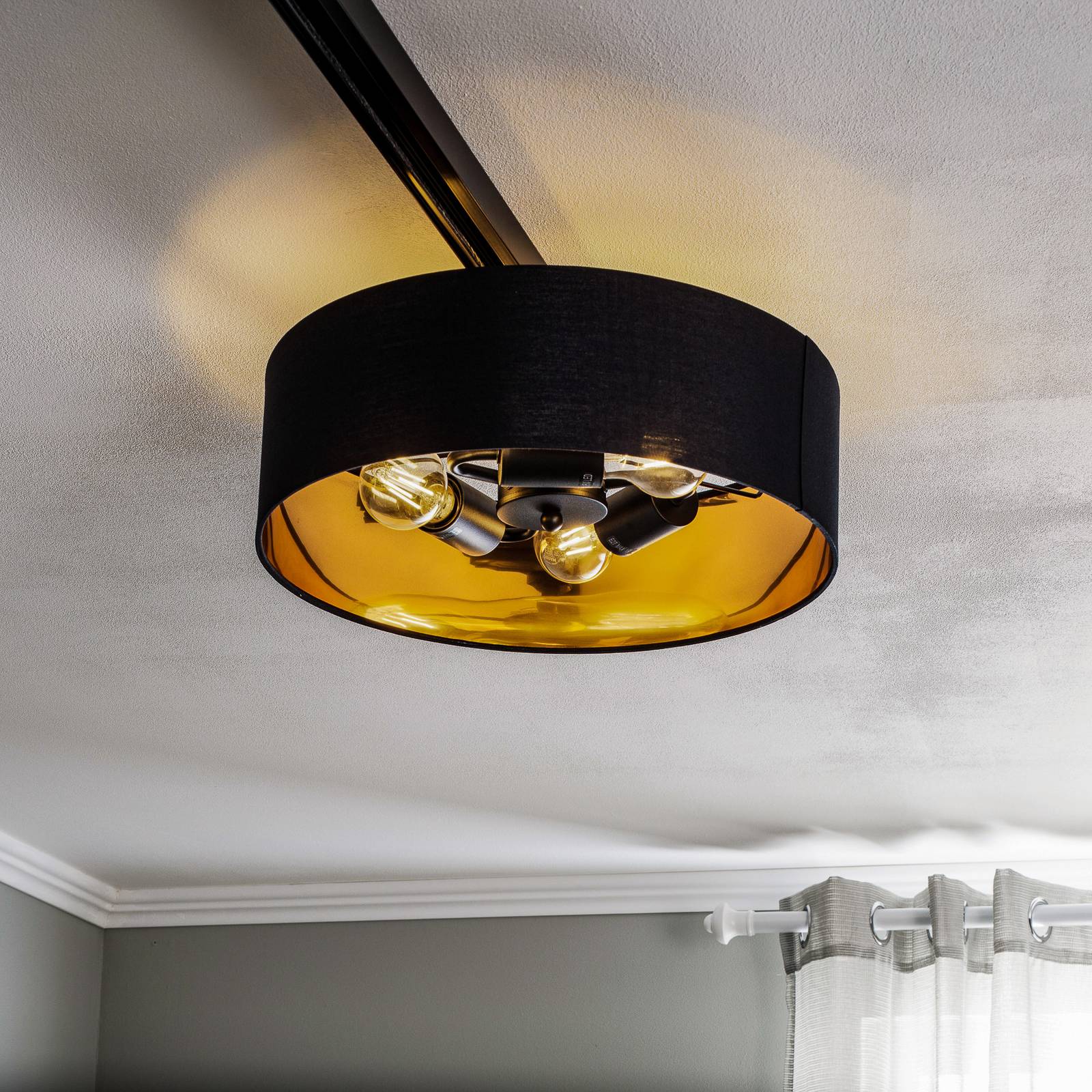 Arcchio Heleni Deckenlampe Schiene schwarzgold Arcchio Heleni Deckenlampe Schiene schwarzgold von Arcchio