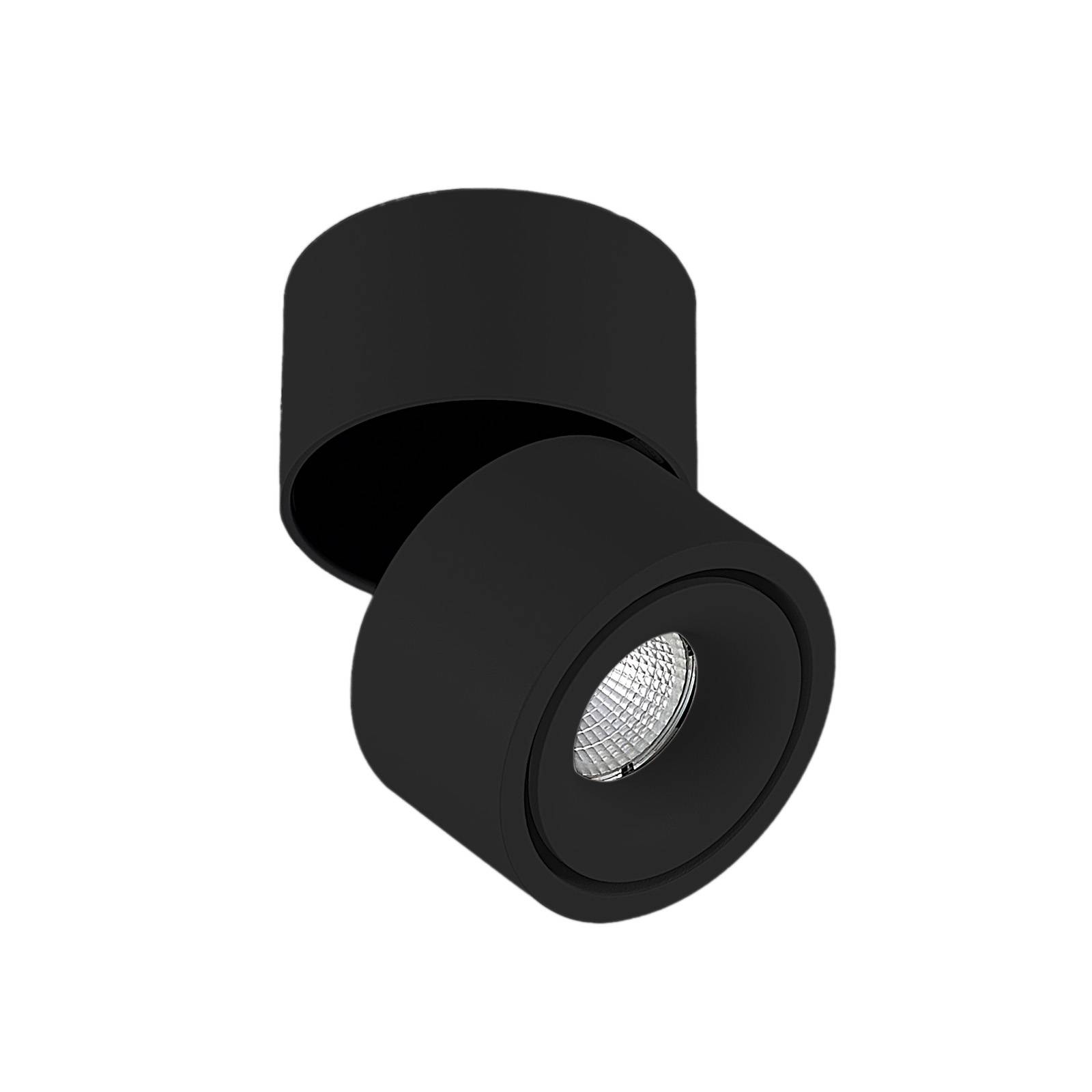 Arcchio LED-Deckenstrahler Rotari, 17,6W, 1-flammig, schwarz von Arcchio