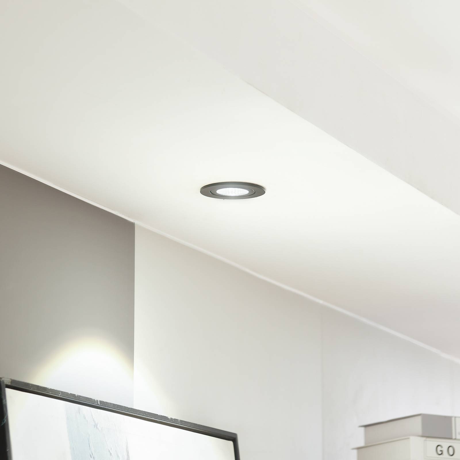 Arcchio LED-Downlight Jyra, schwarz, 4.000K von Arcchio