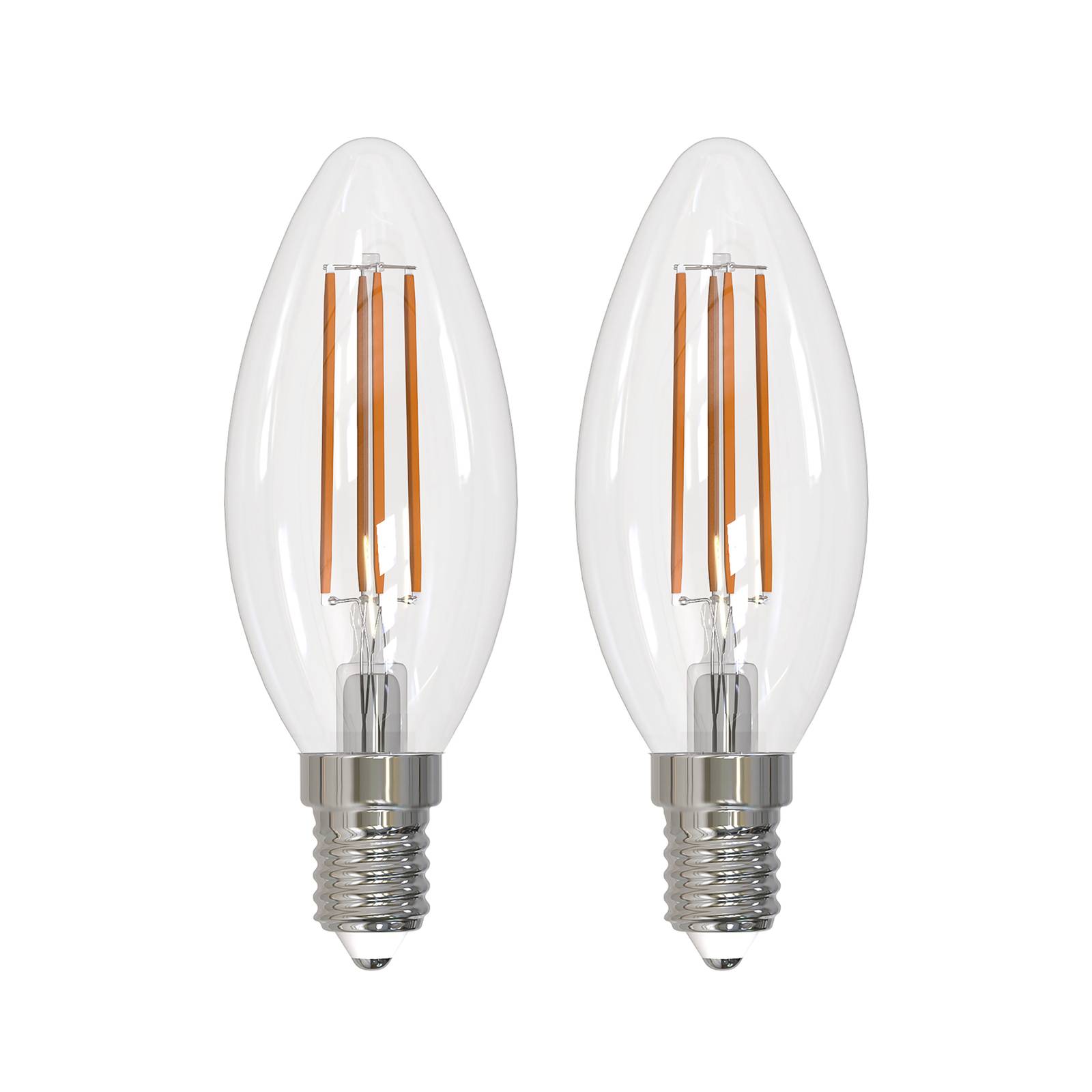 Arcchio LED-Leuchtmittel Filament E14 Kerze, 2er-Set, 2700 K Arcchio LED-Leuchtmittel Filament E14 Kerze, 2er-Set, 2700 K von Arcchio