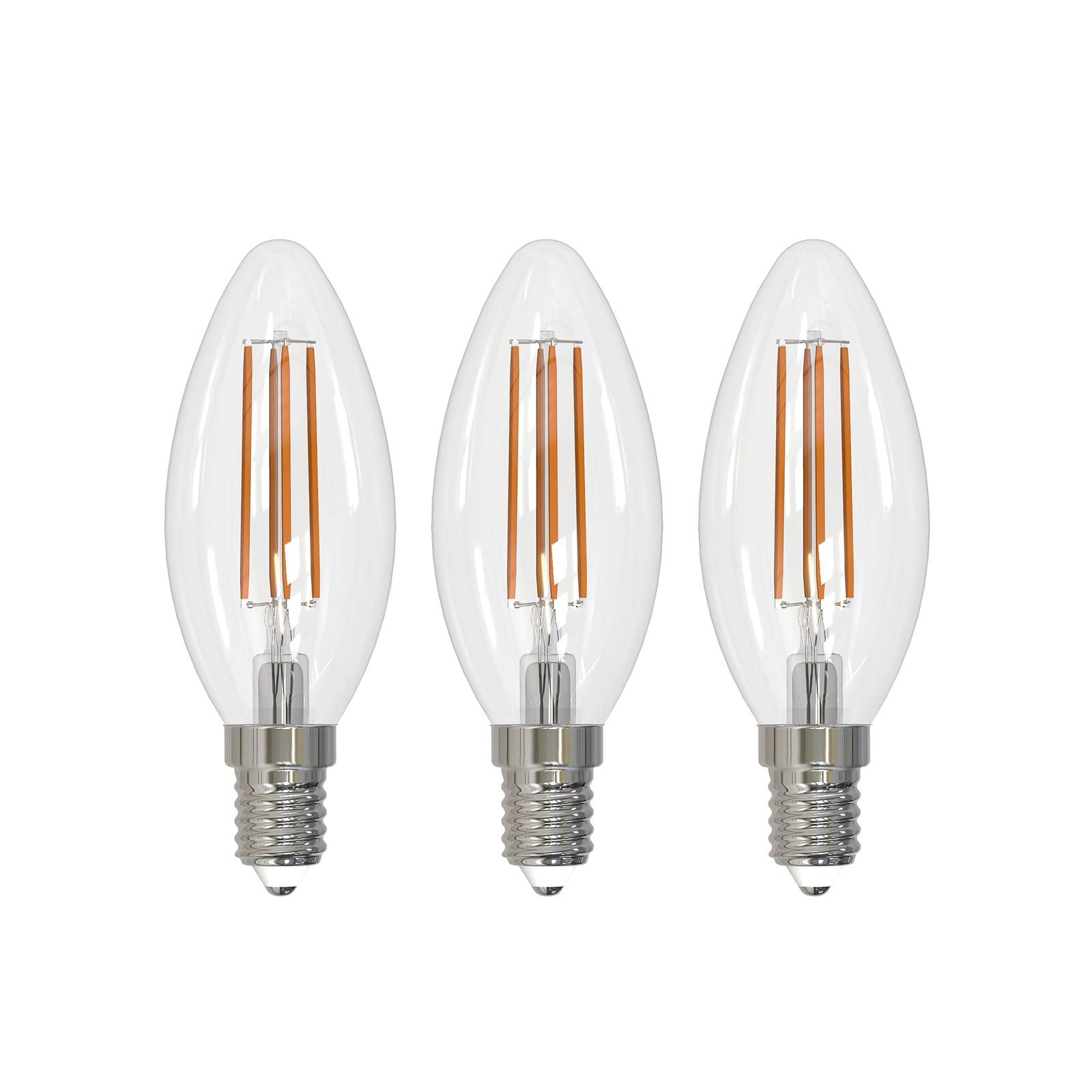 Arcchio LED-Leuchtmittel Filament E14 Kerze, 3er-Set, 2700 K Arcchio LED-Leuchtmittel Filament E14 Kerze, 3er-Set, 2700 K von Arcchio