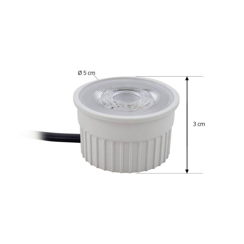 Arcchio LED-Modul, GU10, 4,9W, 380lm, weiß, 2700K, dimmbar von Arcchio