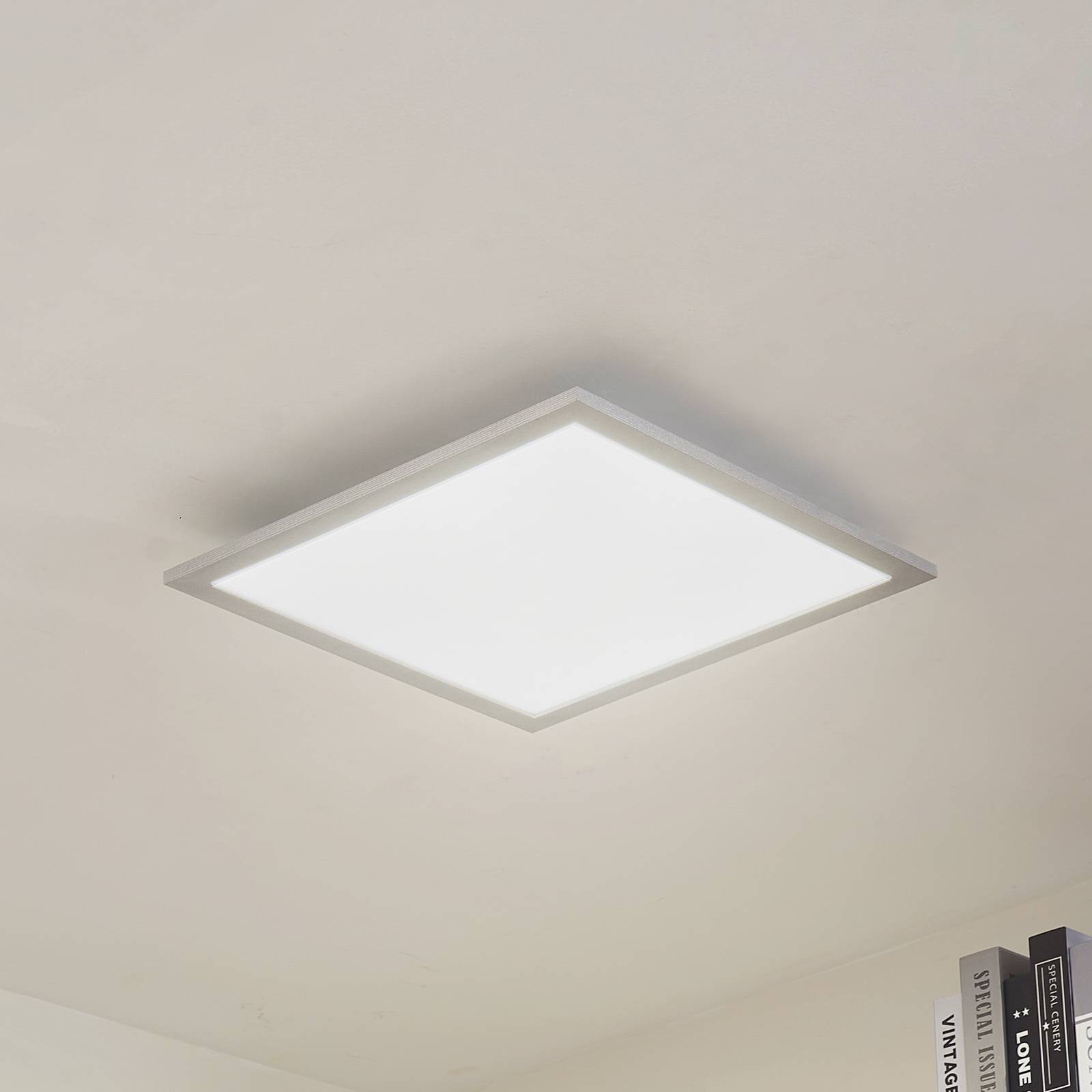 Arcchio LED-Panel Lyndra, 40 cm, silber, Alu, dimmbar, CCT Arcchio LED-Panel Lyndra, 40 cm, silber, Alu, dimmbar, CCT von Arcchio