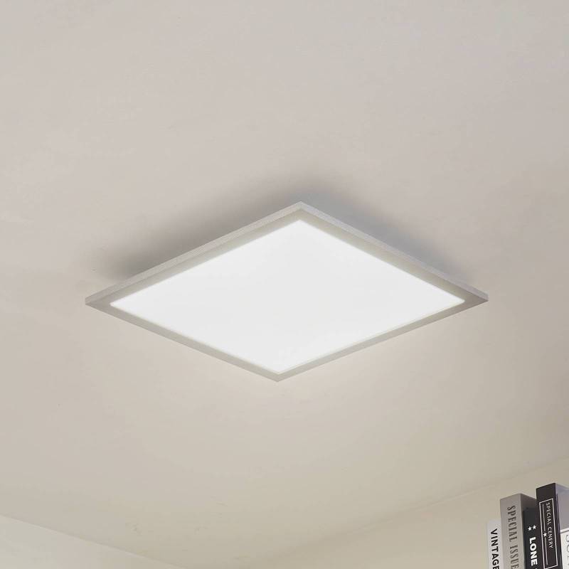Arcchio LED-Panel Lyndra, 40 cm, silber, Alu, dimmbar, CCT von Arcchio
