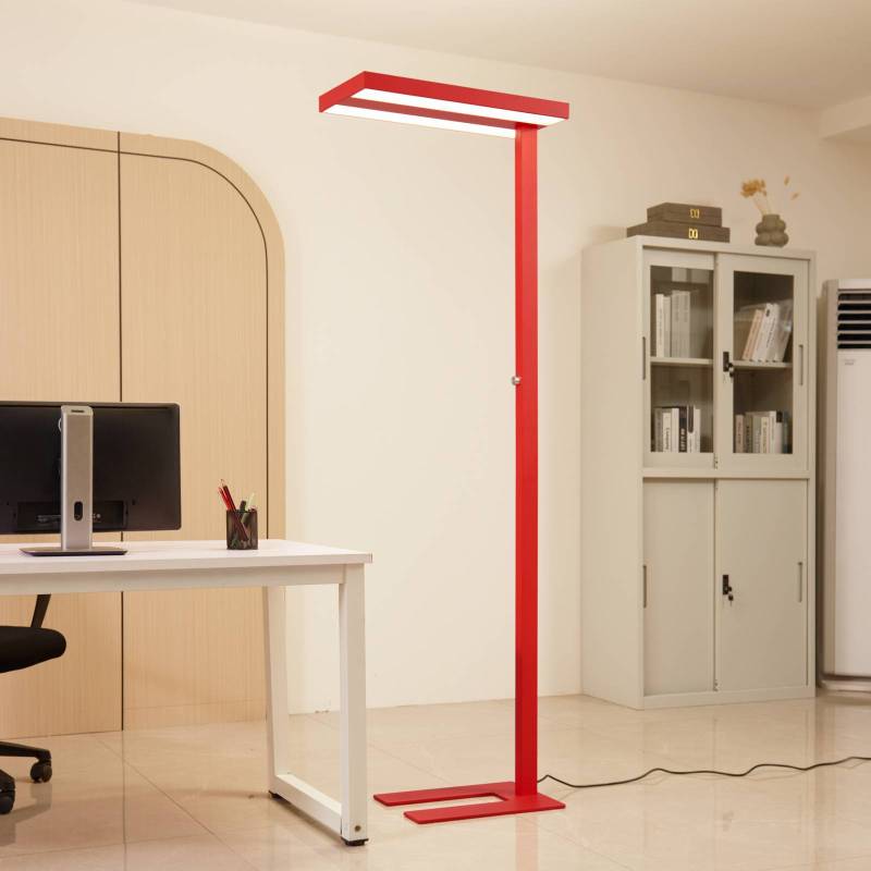 Arcchio LED-Stehlampe Logan Basic, rot, 6.000 lm, dimmbar von Arcchio
