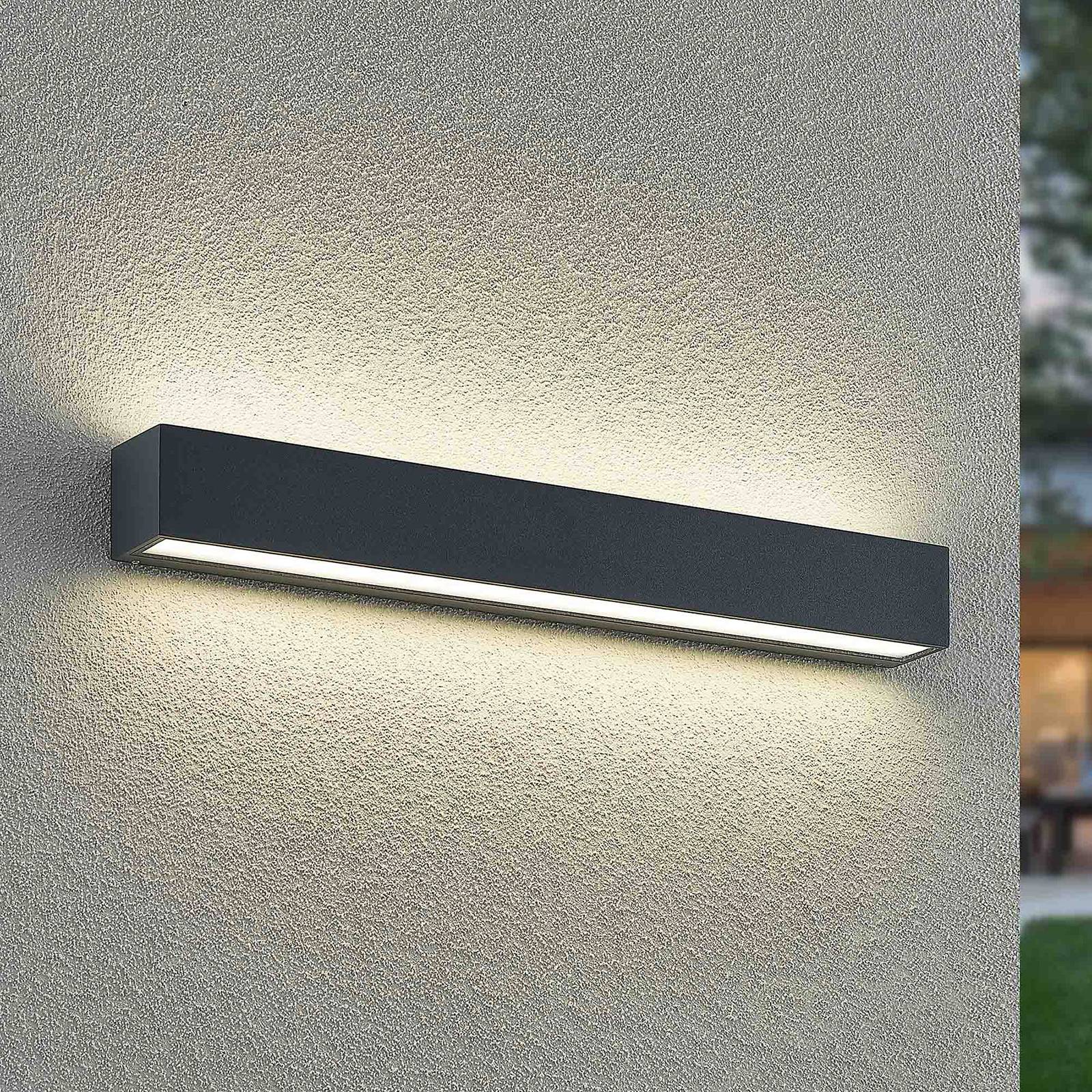 Lucande LED-Wandleuchte Lengo, 50cm, anthrazit, up/down, CCT Lucande LED-Wandleuchte Lengo, 50cm, anthrazit, up/down, CCT von Arcchio