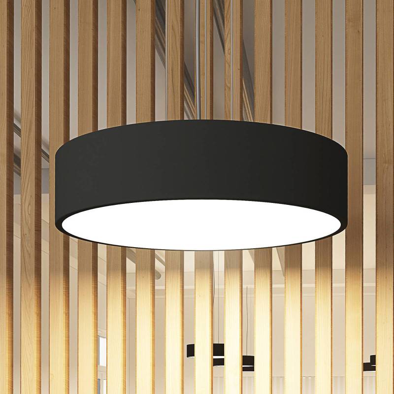 Arcchio LED-Hängelampe Noabelle, Ø 40 cm, schwarz, Metall von Arcchio