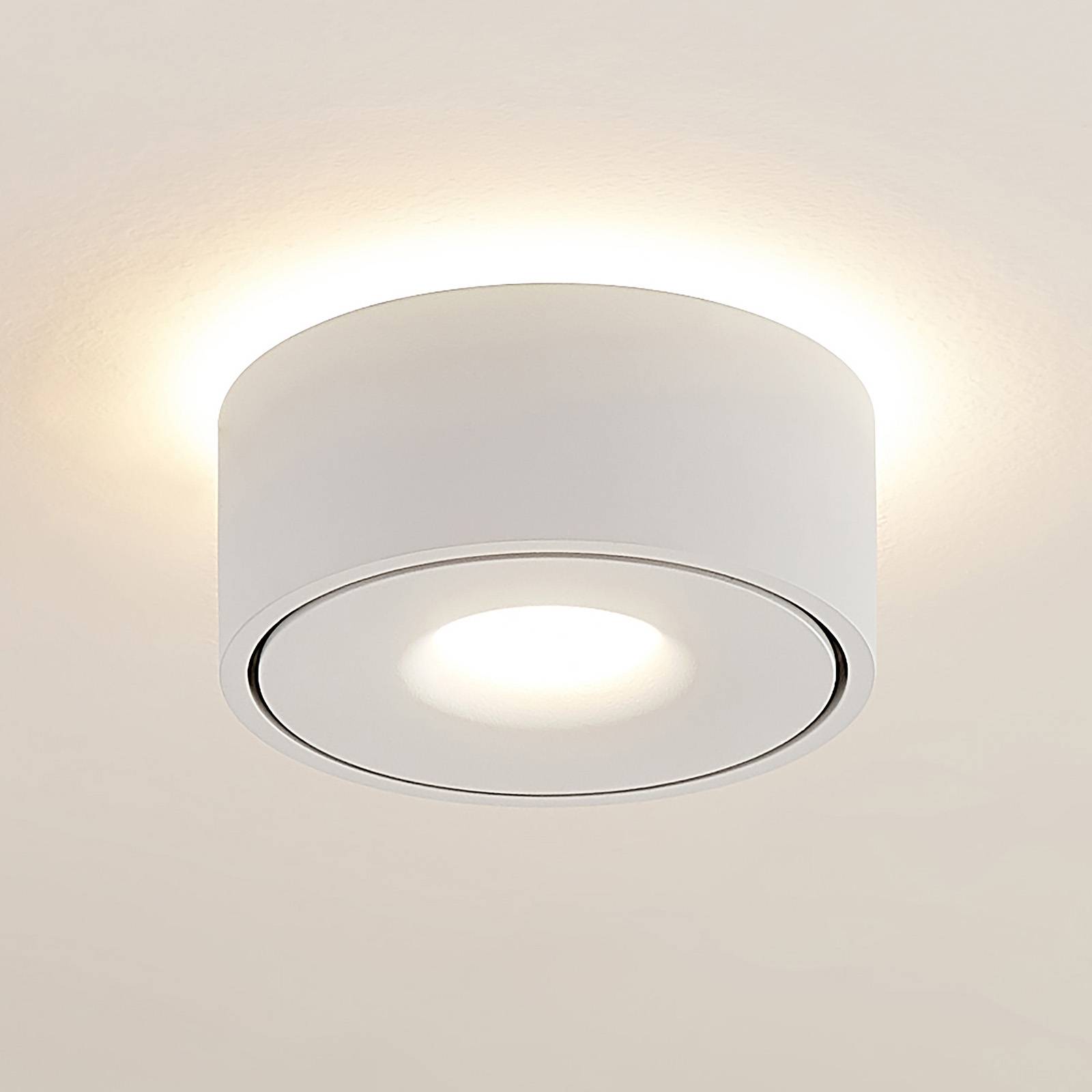 Arcchio LED-Deckenlampe Rotari, weiß, up und down, Alu Arcchio LED-Deckenlampe Rotari, weiß, up und down, Alu von Arcchio