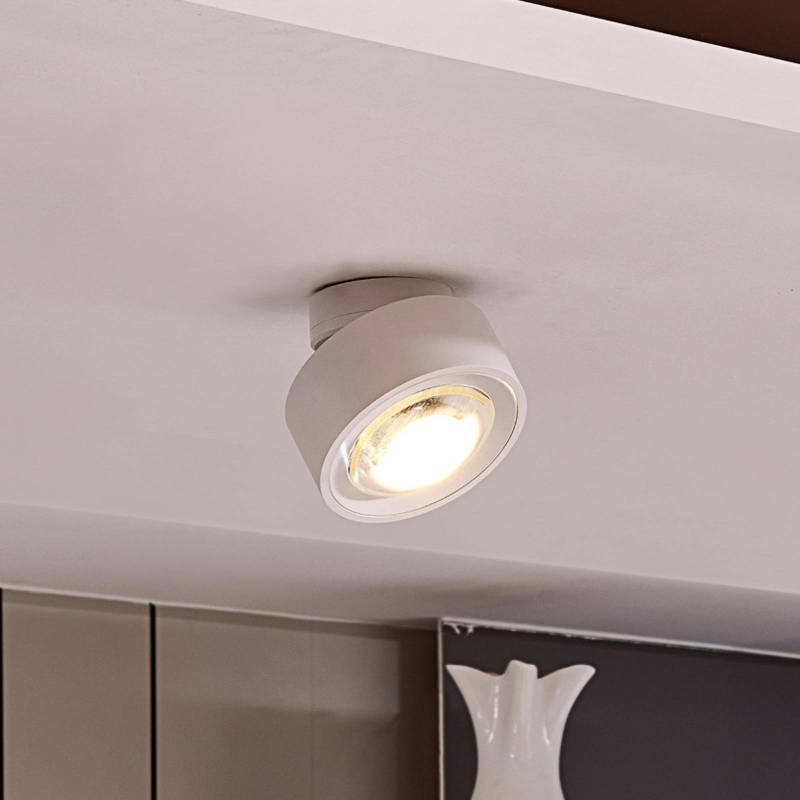 Arcchio LED-Deckenlampe Rotari, 1-fl., weiß, beweglich von Arcchio